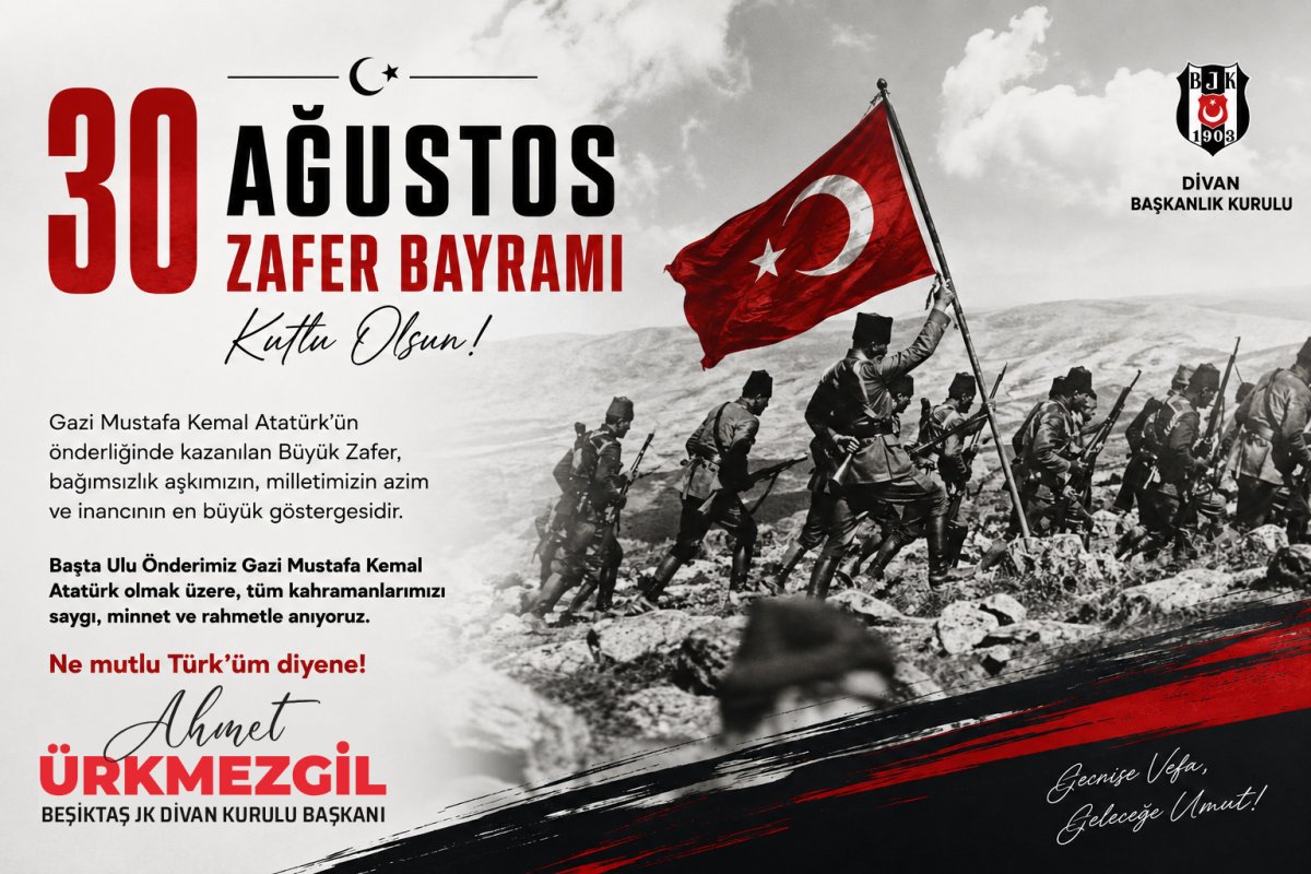 30 Ağustos Zafer Bayramımız Kutlu Olsun